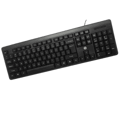 HP Wired USB Desktop Keyboard |  K100  | Black