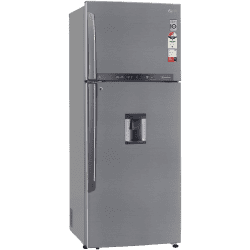 LG 471L 3 Star Frost-Free Inverter Wi-Fi Water Dispenser Double Door Refrigerator | GL-T502XPZ3 | Steel