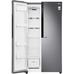 LG 679 L Frost Free Inverter Linear Side-by-Side Refrigerator | GC-B247KQDV | Grey