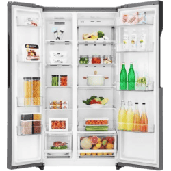 LG 679 L Frost Free Inverter Linear Side-by-Side Refrigerator | GC-B247KQDV | Grey