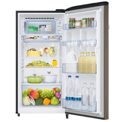 Samsung 198 L 4 Star Inverter Direct cool Single Door Refrigerator | RR21A2G2XDX/HL | Luxe Brown