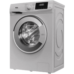 TCL 7 kg Fully Automatic Front Load with In-built Heater | TWF70-G123061A03S | Silver