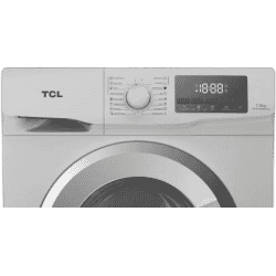 TCL 7 kg Fully Automatic Front Load with In-built Heater | TWF70-G123061A03S | Silver