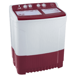 Godrej Edge Semi-Automatic Top Load Washing Machine | 8.5 kg | 5 Star | Wine Red | WS EDGE 8.5 WnRd TB3 M