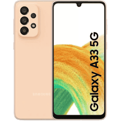 SAMSUNG Galaxy A33 5G | 128 GB | 8 GB RAM | Awesome peach