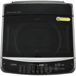 LG Washing Machiene | T10SJMB1Z |10 kg Fully Automatic Top Load | Black