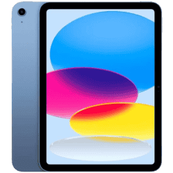 APPLE iPad | 10th Gen | 256 GB ROM | 10.9 inch |  Wi-Fi | Blue | MPQ93HN/A