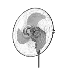 Bajaj Hurricane Pedestal Fan | 450 mm | Black And Chrome