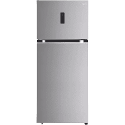 LG Frost Free Double Door Top Mount Convertible Refrigerator | 380 L | 3 Star | GL-T412VPZX | Shiny Steel