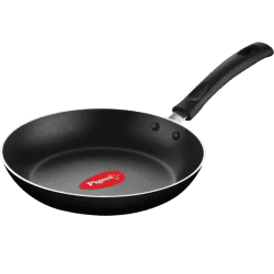 Pigeon Non Stick Fry PAN without Lid 260 mm Fry Pan | 26 cm diameter | 2.6 L capacity | Black