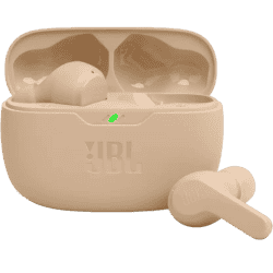 JBL Wave Beam TWS, 32Hr Playtime, IP54, JBL App Bluetooth Headset  | Beige