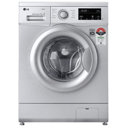LG 7 Kg 5 Star Inverter Touch Control Fully-Automatic Front Load Washing Machine | HM1207SDL | Silver