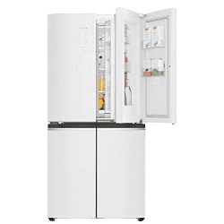 LG 595L with Inverter and Wi-Fi Side-by-Side Refrigerator | Linen White | GC-M22FAGPL