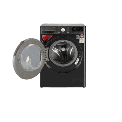 LG 7 kg 5 Star Fully Automatic Front Load Washing Machine | AI Direct Drive Technology-FHV1207ZWB | Black Steel