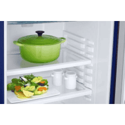 SAMSUNG 192 L Direct Cool Single Door 3 Star Refrigerator with Base Drawer | RR20T182YUT/HL | Pebble Blue