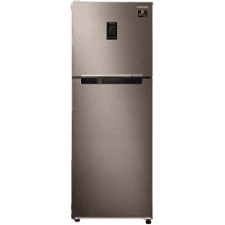 SAMSUNG 288 L Frost Free Double Door 2 Star Convertible Refrigerator | RT34A4632DX/HL | Luxe Bronze