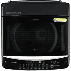 LG 7.0 Kg Inverter Fully-Automatic Top Loading Washing Machine | T70SJBK1Z | Black