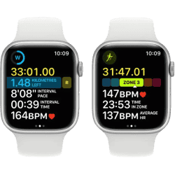 Apple Watch | MP6N3HN/A |Series 8 |  45 mm | Silver Aluminum Case with White Sport Band | GPS