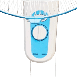 USHA Mist Air Icy Wall Fan | 400 mm | Ultra High Speed /3 Blade  | Blue