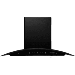 Faber HOOD CREST PLUS HC SC BK 90 Auto Clean Wall Mounted Chimney 1200 CMH | BK GLASS