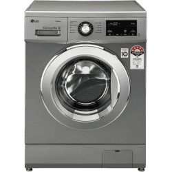 LG 9 kg With Smart Diagnosis Fully Automatic Front Load with In-built Heater |FHM1409BDP| Grey, Silver