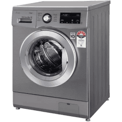 LG 9 kg With Smart Diagnosis Fully Automatic Front Load with In-built Heater |FHM1409BDP| Grey, Silver