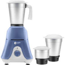 Orient Electric Sprint Super 750 Juicer Mixer Grinder | 3 Jars | Blue
