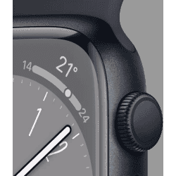 Apple Watch |MNP53HN/A |Series 8 |  41mm | GPS | Midnight Strap