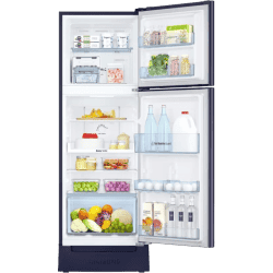 SAMSUNG Refrigerator | RT28T3122UT/HL | 253 L | Frost Free Double Door 2 Star Refrigerator with Base Drawer | Pebble Blue