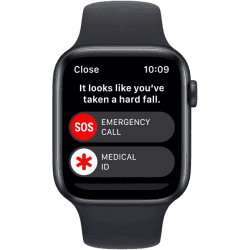 APPLE WATCH SE 2ND GEN | MNK03HN/A | 44MM | MIDNIGHT ALUMINUM | SPORT BAND GPS  | MIDNIGHT
