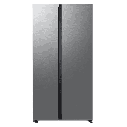 Samsung Side by Side Refrigerator | 653 L |  3 Star | Clean Steel | RS76CG8113SLHL