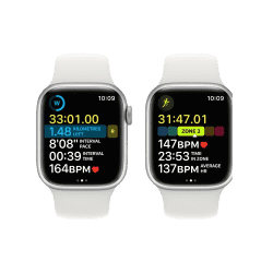 Apple Watch Series 8 Sports Band | 41 mm | Retina LTPO /OLED Display | Silver Aluminium