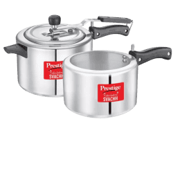 Prestige Svachh Nakshatra 5 L Plus Induction Bottom Pressure Cooker 3 L  | Aluminium