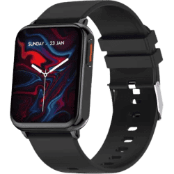 Fire Boltt Hulk | Amoled Bluetooth Calling with 120 sports modes Smartwatch | Black Strap