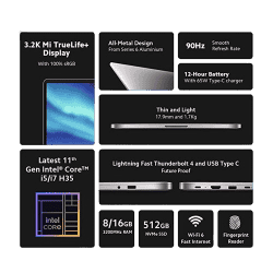 MI Notebook Ultra Core i5 | 16Gb/512Gb Ssd/Iris Xe Graphics | Gray