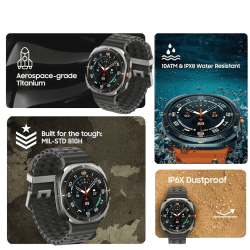 Samsung Galaxy Watch Ultra | LTE | 4.7 cm | Titanium Silver | SM-L705FZTAINS