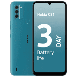 NOKIA C31 DS | 4 GB/64GB | Cyan