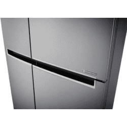 LG 687 L Frost Free Side by Side Refrigerator with with Smart ThinQ | WiFi | Shiny Steel | GC-B247SLUV