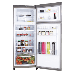 Godrej Edge 265 L 2 Star Inverter Frost Free Double Door Refrigerator | RT EONVALOR 280B 25 RCIM | Fossil Steel