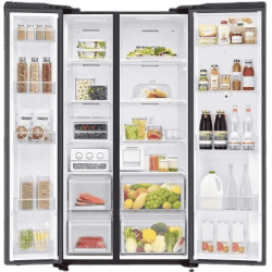 SAMSUNG 673 L Frost Free Multi-Door Refrigerator  | RS72A5FC1B4/TL |  Gentle Black Matt