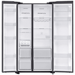 Samsung 700 L with Inverter Side by Side Refrigerator | RS72R50112C/TL | Black