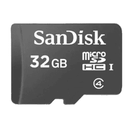 SanDisk Memory Card | 32 GB | MicroSDHC Class 4