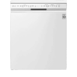 LG DFB424FW | Free Standing 14 Place Settings Intensive Kadhai Cleaning | No Pre-rinse Required Dishwasher