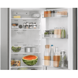 BOSCH Frost Free Double Door Top Mount Refrigerator | 269 L | 3 Star | Sparkly Steel | CTC29S031I