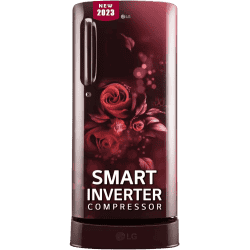 LG | GL-D201ASEU | 185 L | Direct Cool Single Door Refrigerator | Scarlet Euphoria