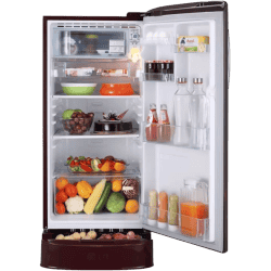 LG | GL-D201ASEU | 185 L | Direct Cool Single Door Refrigerator | Scarlet Euphoria