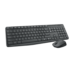 Logitech Wireless Keyboard and Mouse |  MK235 | Black