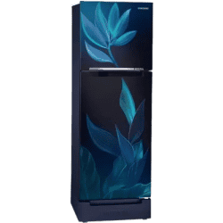 SAMSUNG Frost Free Double Door Refrigerator | 2 Star | 236 L | Paradise Bloom Blue | RT28C31429U/H