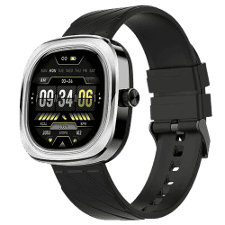 Fire-Boltt Collide Bluetooth Calling Smart Watch | 1.32 Inch | Silver Black | BSW107
