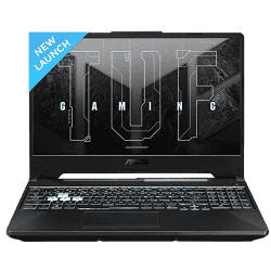 ASUS TUF  Gaming Laptop | FX506HF-HN024W |  F15, Intel Core i5-11400H 11th Gen |15.6-inch | FHD 144Hz | 8GB/512GB SSD/4GB NVIDIA GeForce RTX 2050/Win 11/ RGB Backlit KB | Black